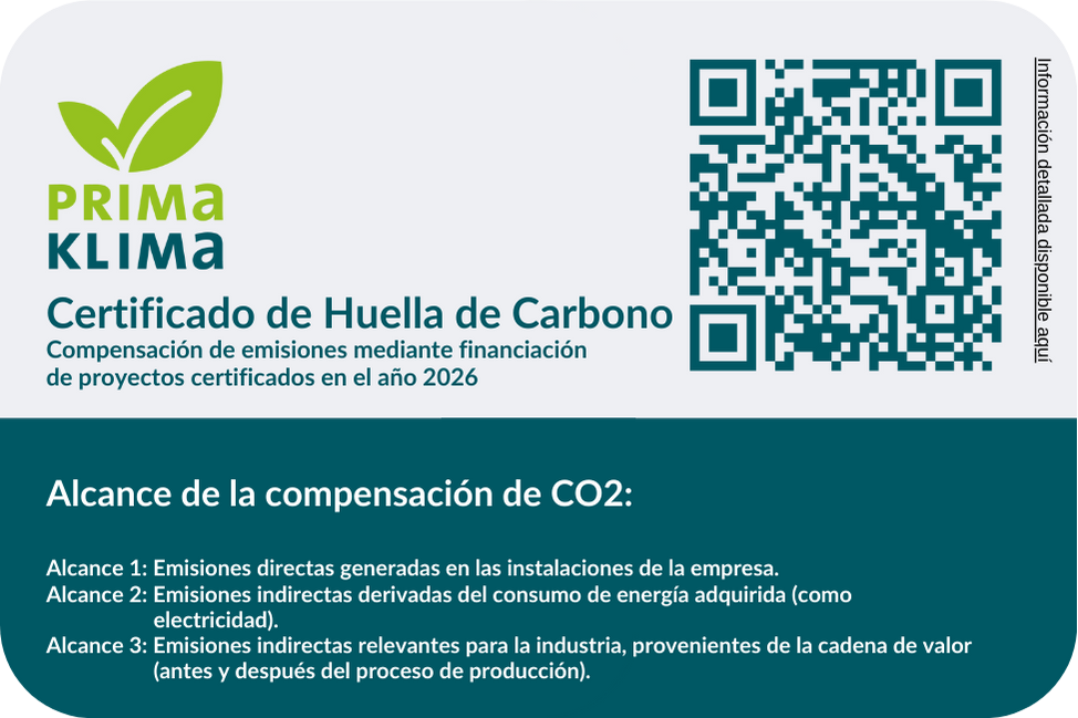 Certificado de Huella de Carbono 2026
